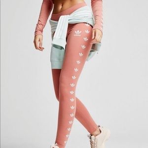 RARE Peach Adidas Leggings